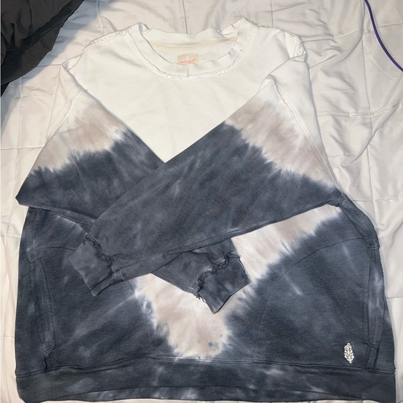 FREE PEOPLE Movement Ombre Tie Dye Metti Crew Sweatshirt - Picture 2 of 4